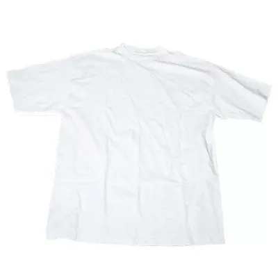 T Shirts White 4X Crew Neck Short Sleeve (1 Pieces)