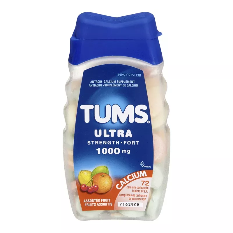Tums Ultra Assorted Fruit (6-72's) (jit)