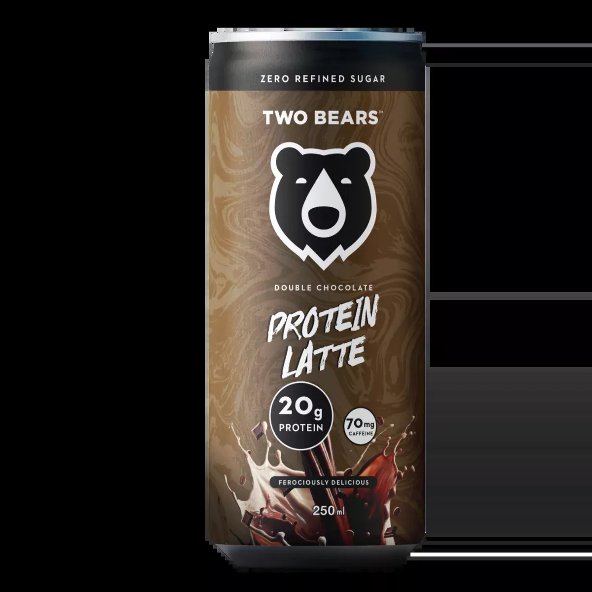 Two Bears - Double Chocolate Protein Latte (12 x 250 mL)