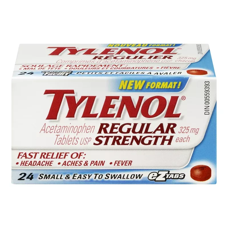 Tylenol 325 Mg Tablets (1-24 ea) (jit)