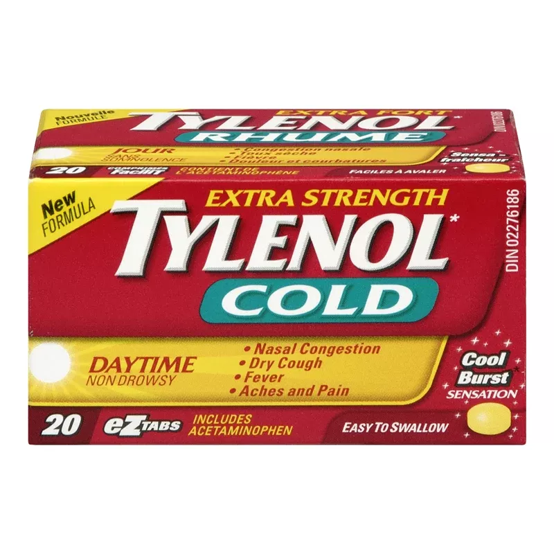 Tylenol Cold Extra Strength Day Tabs (1-20 ea) (jit)