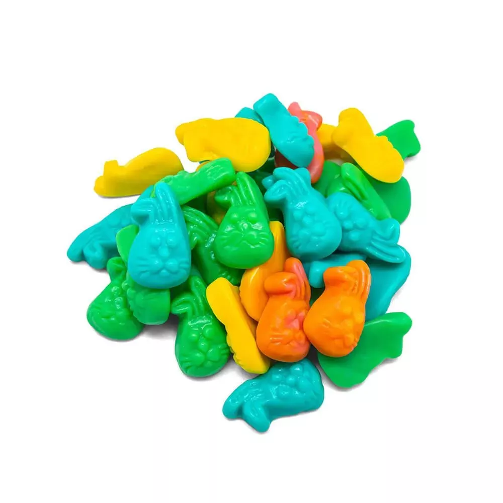 Vidal Gummy Bunnies Candy: 2KG Bag