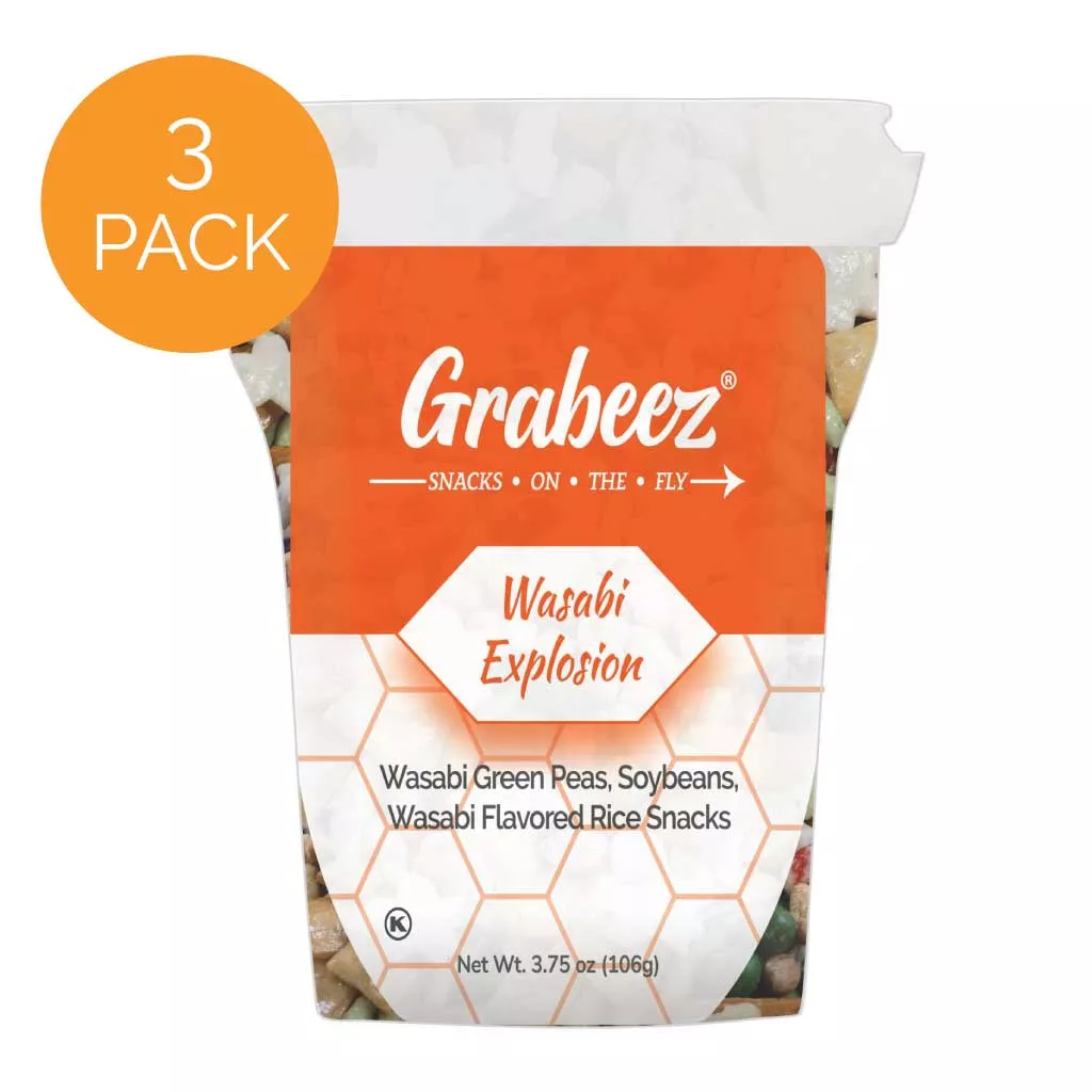 Wasabi Explosion – 3 pack, 3.75oz each Grabeez Cups