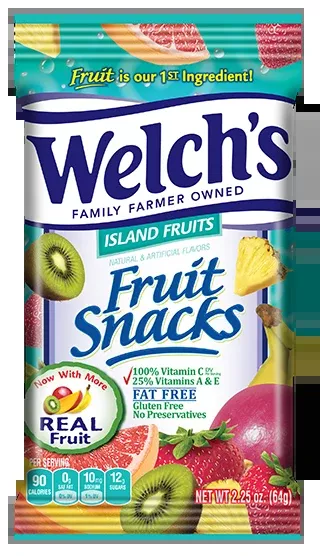 Welch's Island Fruit 5 oz (12 Bags Per Case)