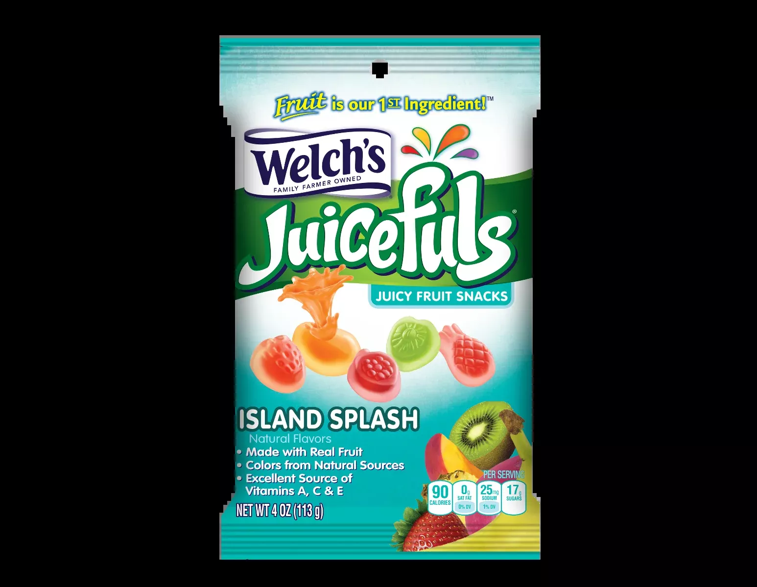 Welch's Juicefuls Island Splash 4 oz (12 Bags Per Case)