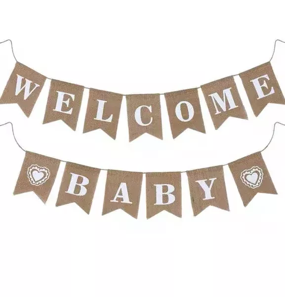 “Welcome Baby” Garland