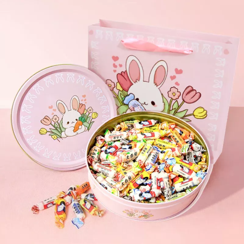 White Rabbit Creamy Candy Assorted Flavors in Premium Tin Packaging 300g