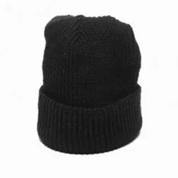 Winter Ski Hat Black Color (12 Pieces Per Bag)
