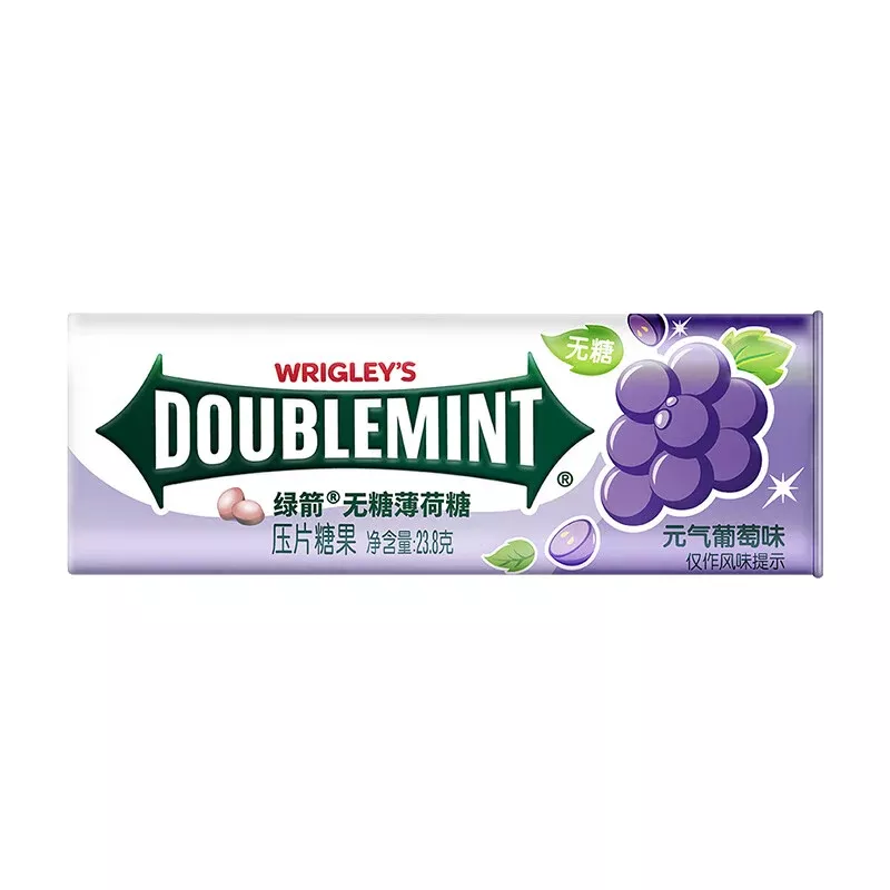 Wrigley's Doublemint Sugar-Free Grape Mint Candy 23.8g