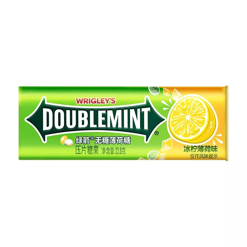 Wrigley's Doublemint Sugar-Free Ice Lemon Mint Candy 23.8g