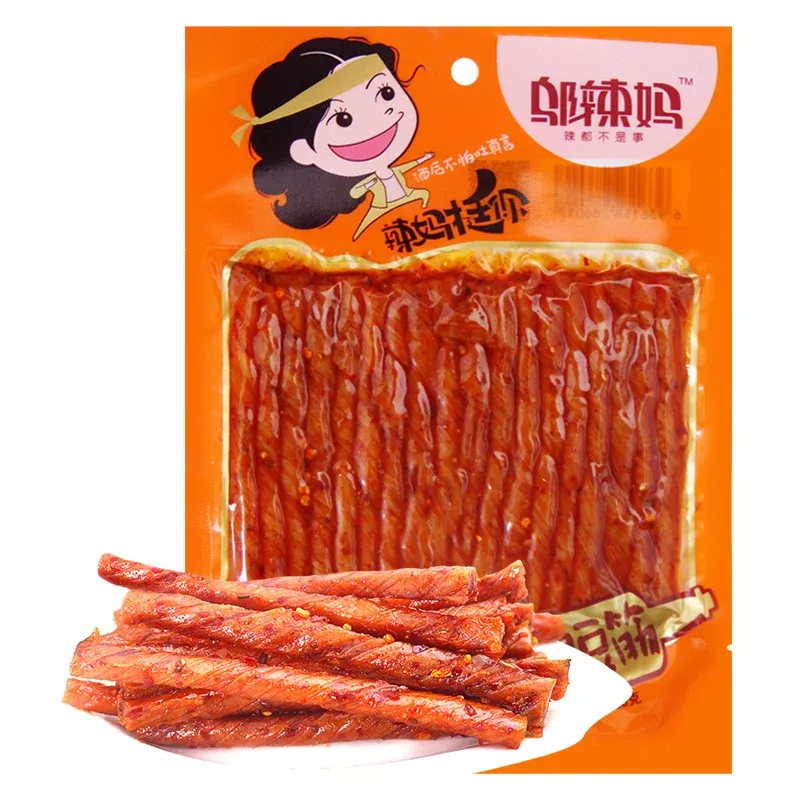 WuLaMa Latiao Classic Spicy Tofu Skin Rolls 70g