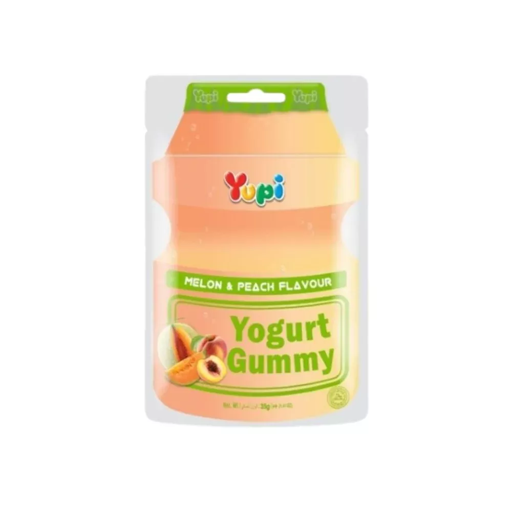 Yupi - Melon & Peach Yogurt Gummy (40g) (12/carton)