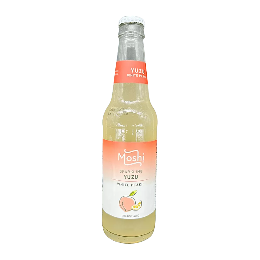 Yuzu Sparkling Drink White Peach Flavor 12 Fl Oz (355ml)