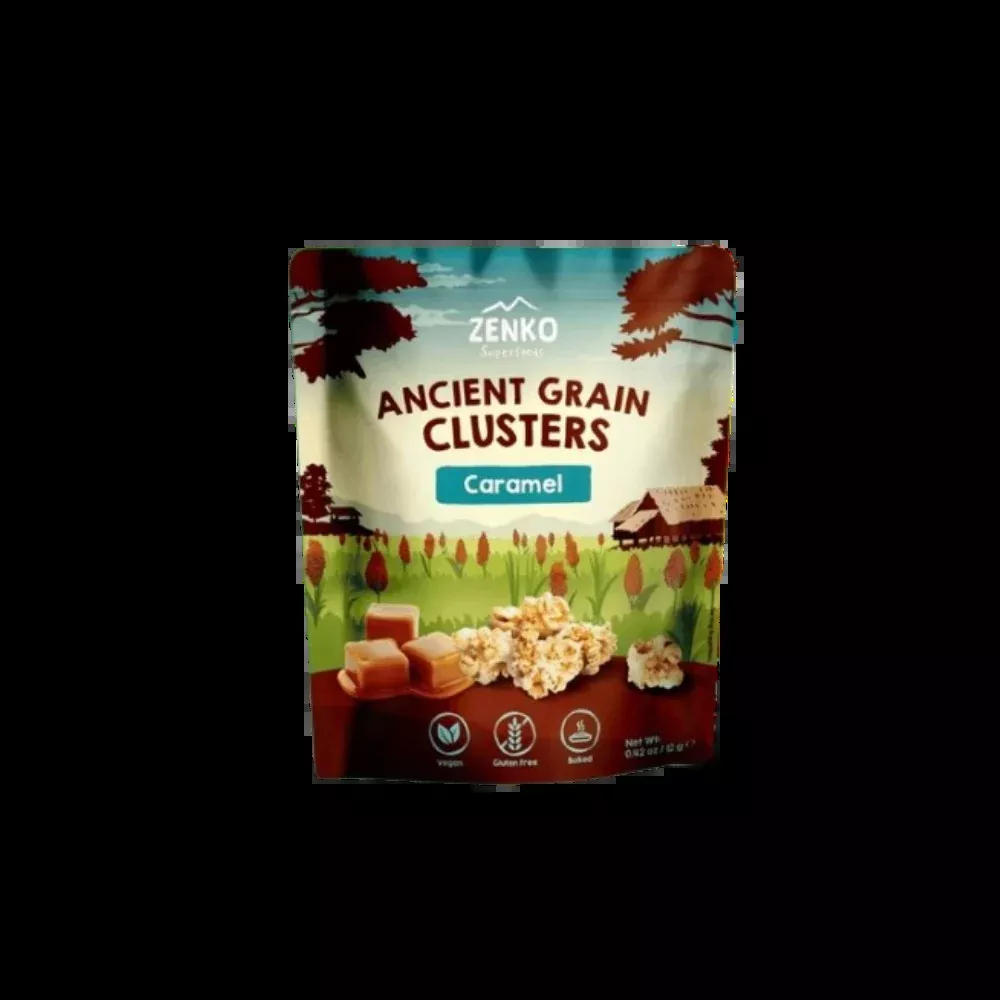 Zenko - Ancient Grain Caramel Clusters (12g) (48/carton)