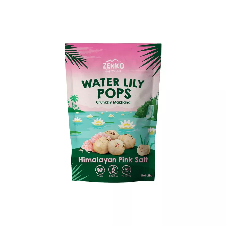 Zenko - Himalayan Water Lily Pops Pink Salt (28g) (24/carton)
