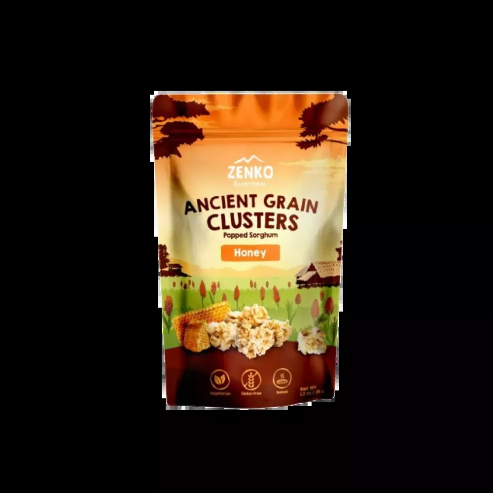 Zenko - Honey Ancient Grain Clusters (35g) (24/carton)