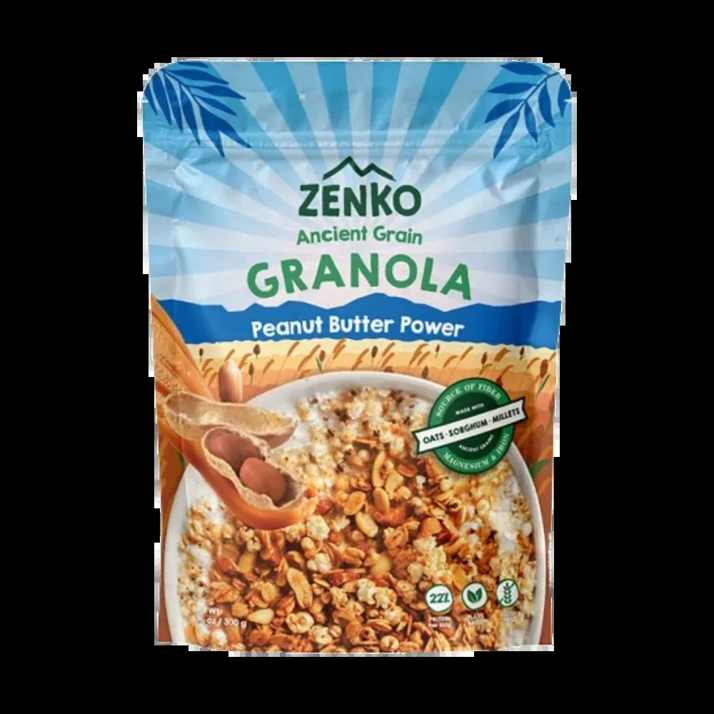 Zenko - Peanut Butter Power Ancient Grain Granola (300g) (12/carton)