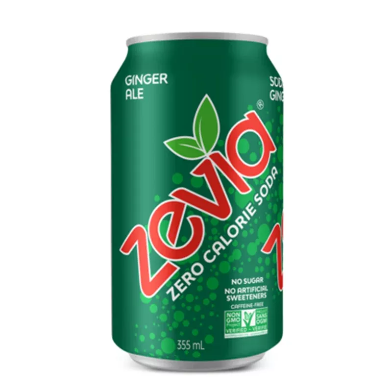 Zevia Soda - Ginger Ale (24x355ml) (jit)