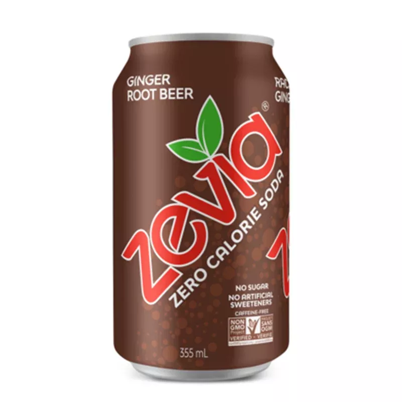 Zevia Soda - Ginger Root Beer (24x355ml) (jit)