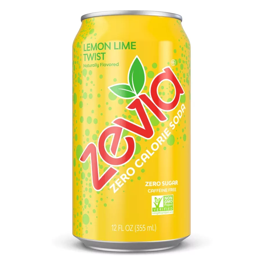 Zevia Soda - Lemon Lime Twist (24x355ml) (jit)