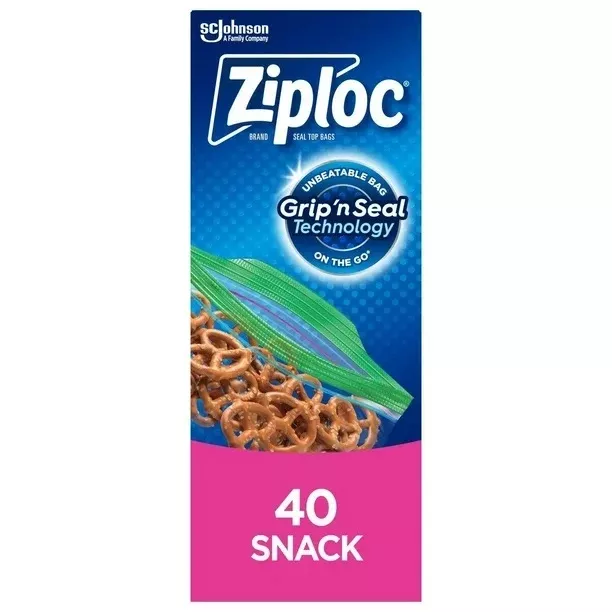 Ziploc Bags Snack Size (12-40s) (jit)